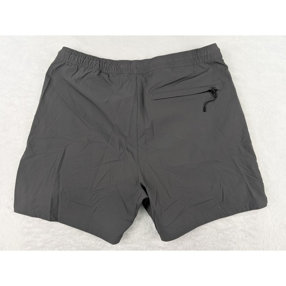 BYLT Shorts Mens L Gray Chino Premium Basic Lined 5.5" Inseam Casual Zip Pockets - Picture 6 of 12